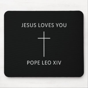 Mousepad Jesus Te Ama Uma Fé Religiosa Mínima Cristã