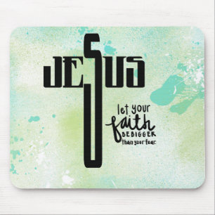 Mousepad Jesus Word Art