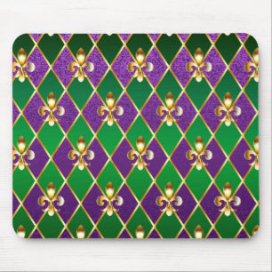 Mousepad Jewelry Background Mardi Gras