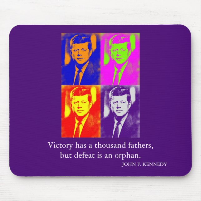 Mousepad JFK John F. Kennedy Quote Vitória (Frente)