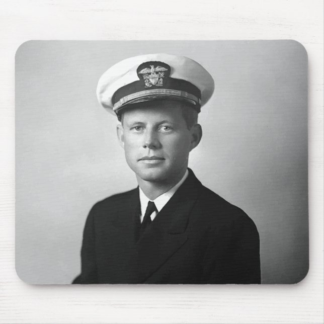 Mousepad JFK que veste seu uniforme do marinho (Frente)