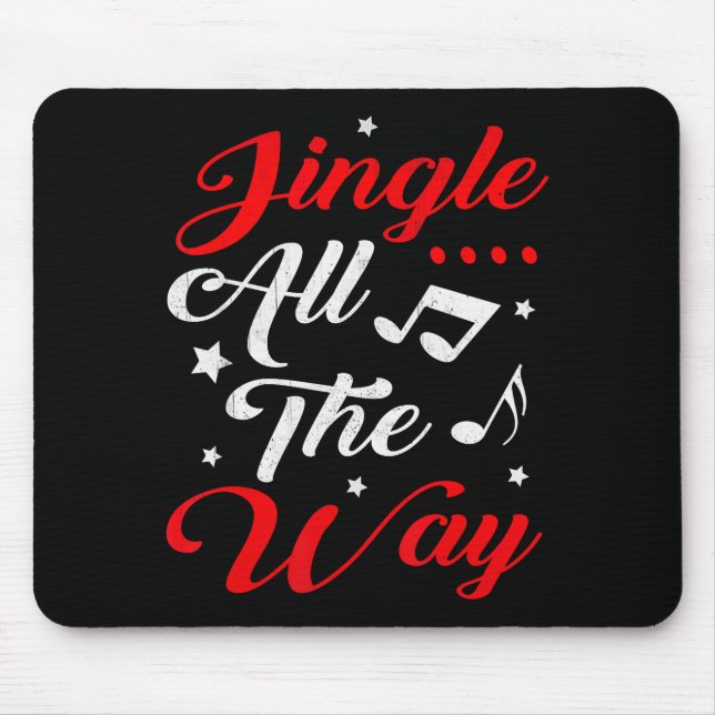 Mousepad Jingle All The Way Festive Christmas  (Frente)