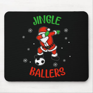 Mousepad Jingle Llers Futebol De Natal Pé De Papai Noel