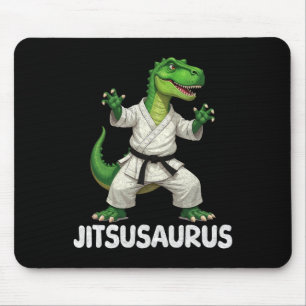 Mousepad Jitsusaurus Dinossauro Karatê Artes Marciais Diver
