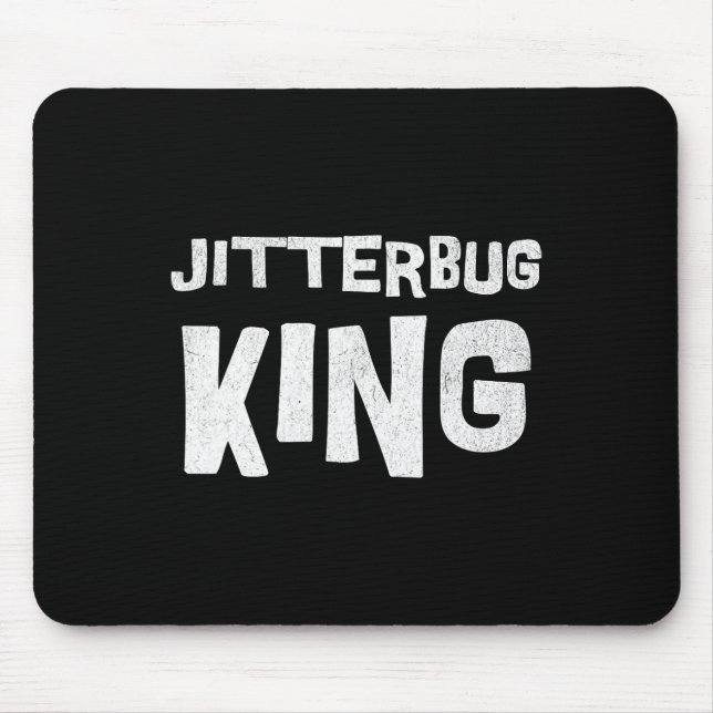 Mousepad Jitterbug Dance King Swing Dançando Lindy Salto Da (Frente)