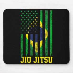 Mousepad Jiu Jitsu Brasileiro BJJ Brasil Bandeira dos Estad