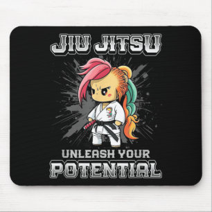Mousepad Jiu Jitsu Brasileiro MMA e Grappling BJJ Fofo
