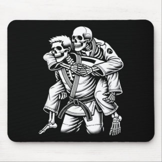 Mousepad Jiu jitsu Esqueleto Estrangulamento por trás Jiu J