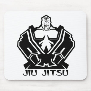 Mousepad Jiu Jitsu - o lutador prepara-se