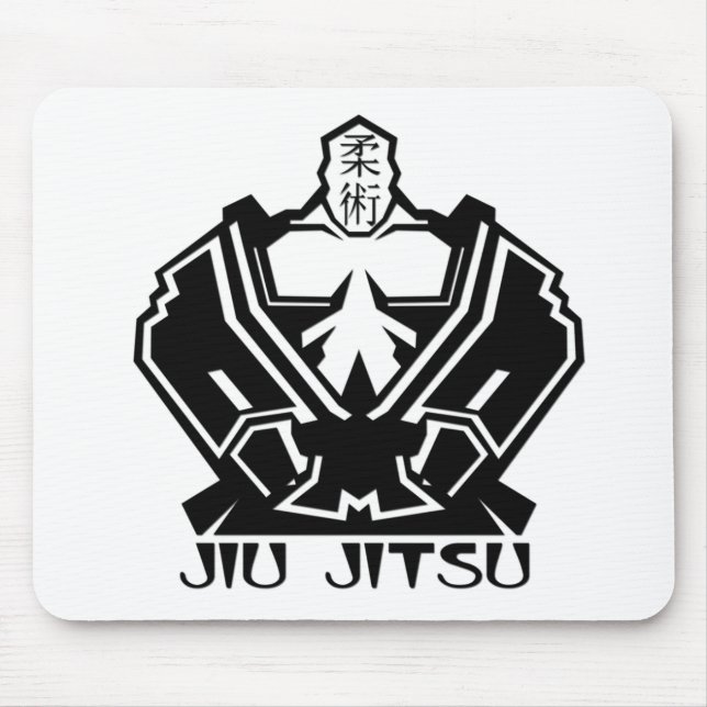 Mousepad Jiu Jitsu - o lutador prepara-se (Frente)