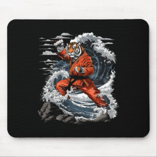 Mousepad Jiu-jitsu Tigre Kung Fu Taekwondo Kickboxing Marti