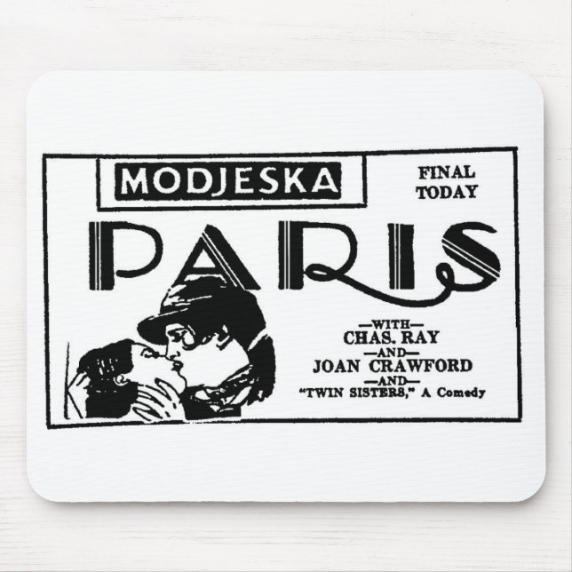 Mousepad Joana Crawford PARIS 1926 (Frente)