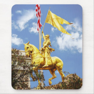 Mousepad Joana da estátua do arco, Nova Orleães, Louisian