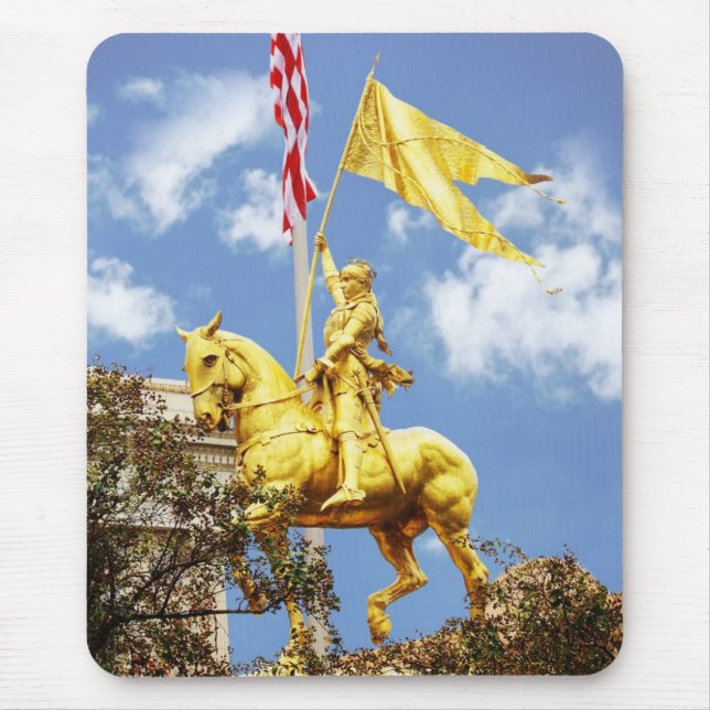 Mousepad Joana da estátua do arco, Nova Orleães, Louisiana (Frente)
