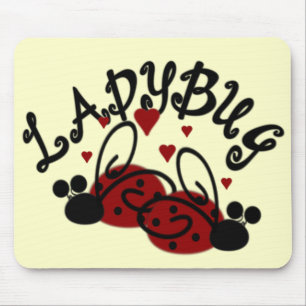 Mousepad Joaninha bonito