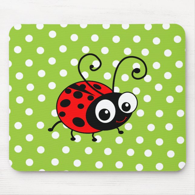 Mousepad Joaninha bonito (Frente)