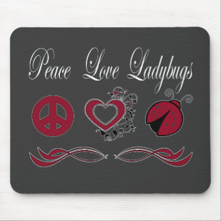 Mousepad Joaninhas do amor da paz