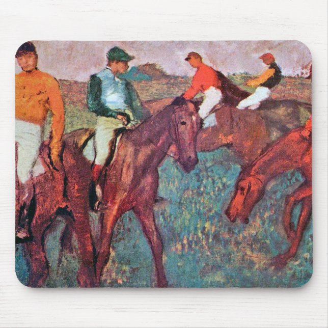 Mousepad Jockey e Horse, Edgar Degas (Frente)