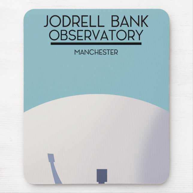 Mousepad Jodrell Bank Observatory Space Art. (Frente)