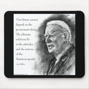 Mousepad Joe Biden & Citação
