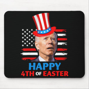 Mousepad Joe Biden Funn 4 De Julho Feliz 4 De Julho Con Pás