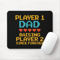 Jogador 1 Retro-Gamer de Pai