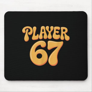 Mousepad Jogador 67 Gíria Alfa Geração 67º Número 67
