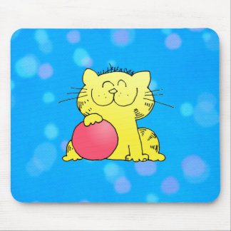 Mousepad Jogador bonito do gatinho