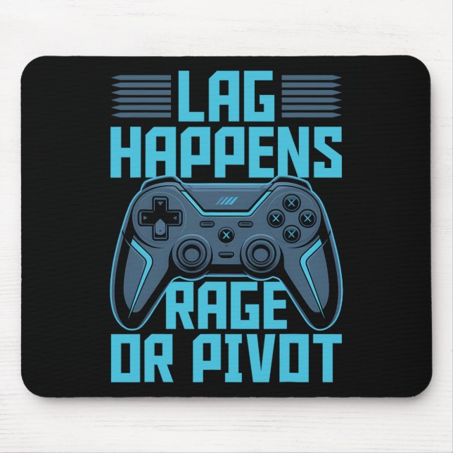 Mousepad Jogador Controle de Jogo Video Game  (Frente)