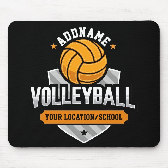 Mousepad Jogador da Equipe de Varsity para Escola de TEXTO  (Frente)