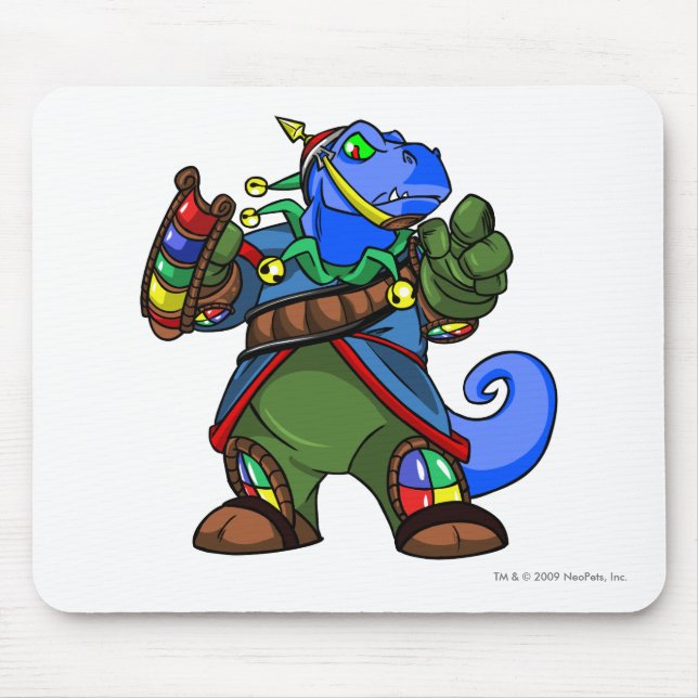 Mousepad Jogador da ilha de Grarrl Roo (Frente)