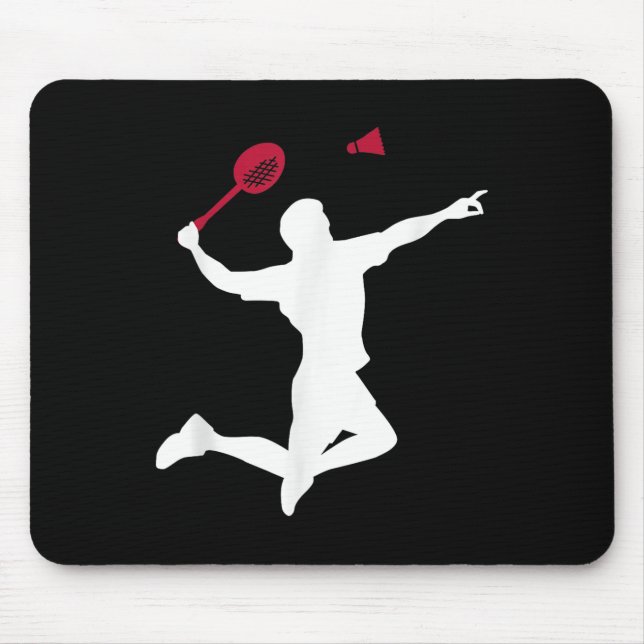 Mousepad Jogador de Badminton (Frente)
