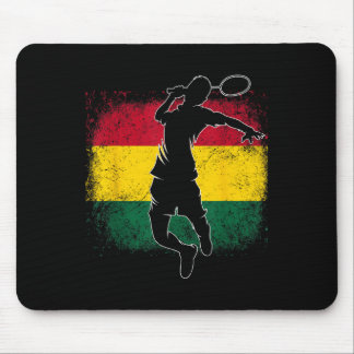 Mousepad Jogador de Badminton Bandeira Ghanesa Gana 