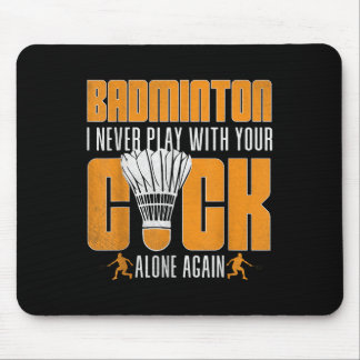 Mousepad Jogador de Badminton Engraçado Remontes Humor Espo