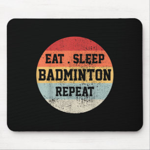 Mousepad Jogador de Badminton Esporte Presente Divertido Re