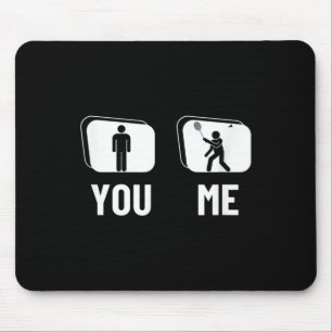 Mousepad Jogador de Badminton Orgulhoso Homem Peteca Badmin