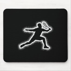 Mousepad Jogador de Badminton Peteca Meninos Crianças Badmi