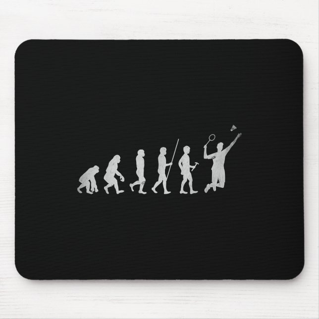 Mousepad Jogador de Badminton Peteca Smash  (Frente)