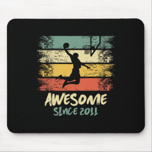 Mousepad Jogador De Basquete De Aniversário De 12 Desde 201