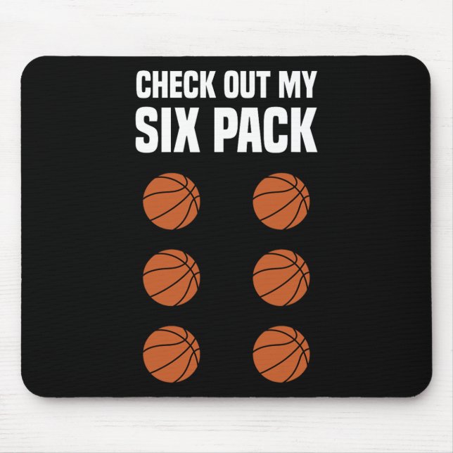 Mousepad Jogador de basquete de seis unidades de basquete (Frente)