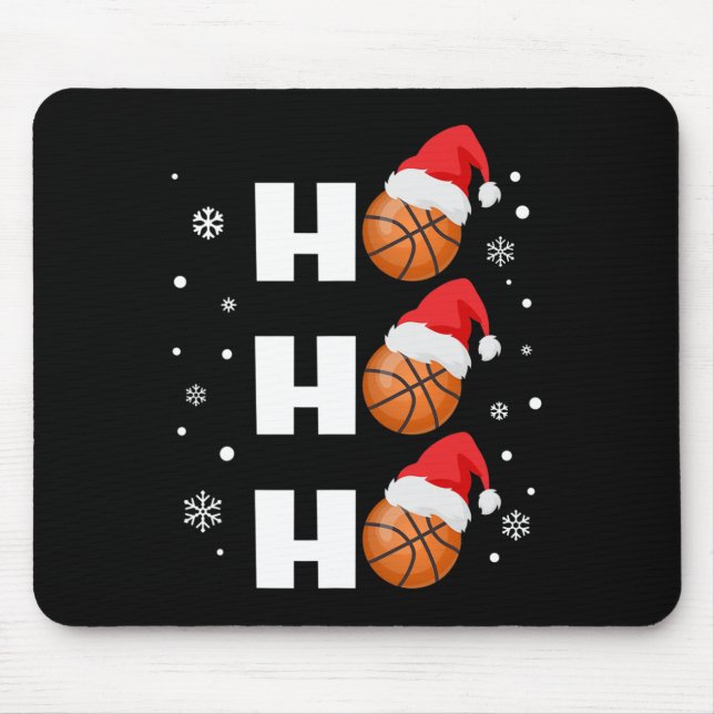 Mousepad Jogador de basquete Ho Ho Ho Sports Fa (Frente)