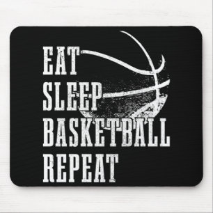 Mousepad Jogador de basquete repetitivo de basquete Caco