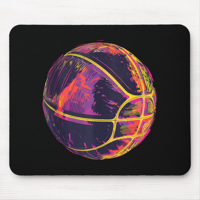 Mousepad Jogador de basquetebol D, jogador de basquete, Tra (Frente)