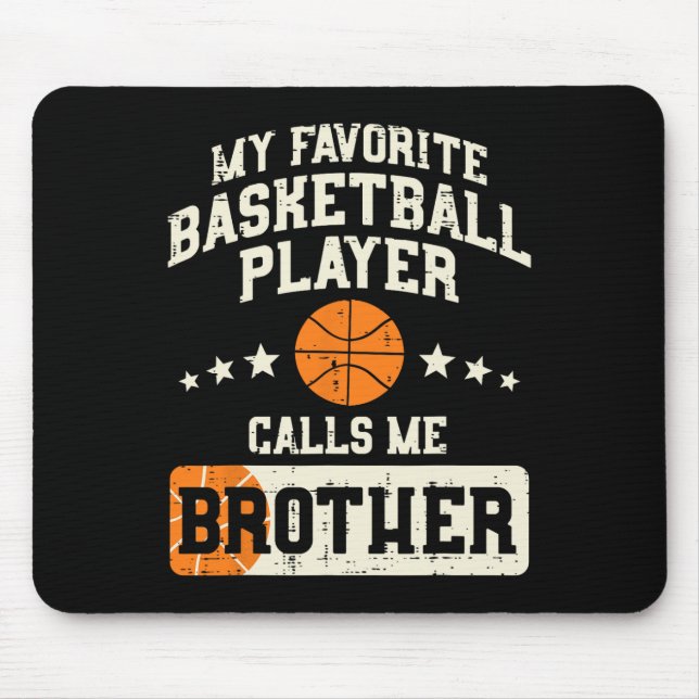 Mousepad Jogador de Bysketbyll Favorito Byller da Família I (Frente)
