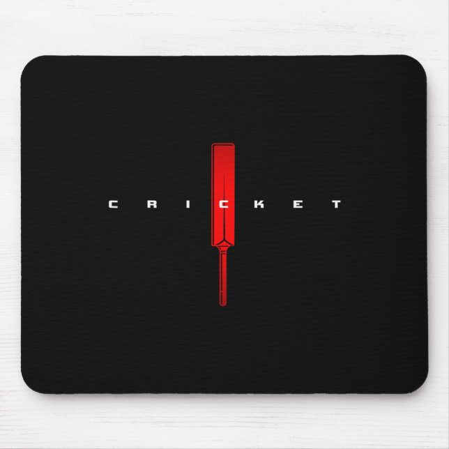 Mousepad Jogador de Críquete  (Frente)