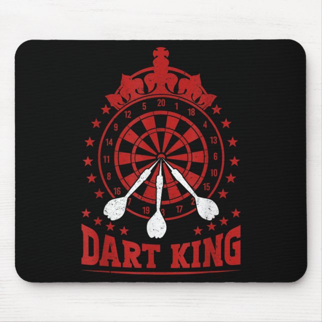 Mousepad Jogador De Dart Legal Cita O Rei Das Trevas (Frente)