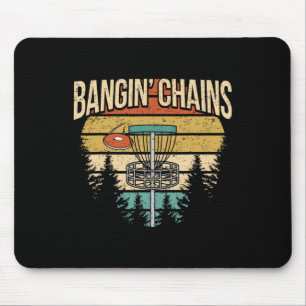 Mousepad Jogador de Disc Golf Engraçado Dizendo Eu Bato nas