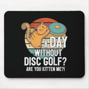 Mousepad Jogador de Disc Golf Engraçado Dizendo Eu Peguei C