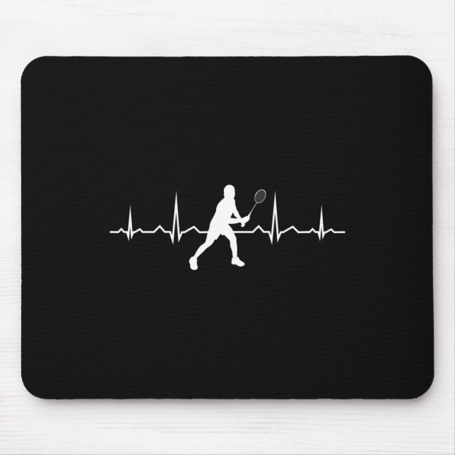 Mousepad Jogador de Dminton Mulheres do Shuttle Squash (Frente)