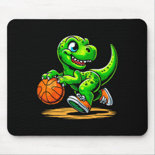 Mousepad Jogador de Esqueleto de T-rex Dinossauro 